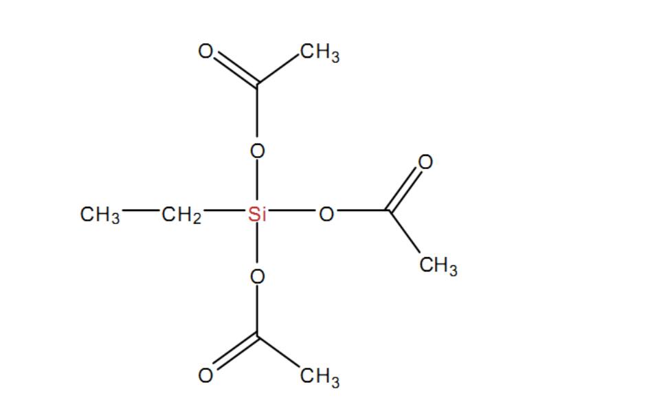 乙基三乙酰氧基硅烷分子结构